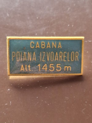 Insigna Cabana Izvoarelor Alt. 1455 m foto