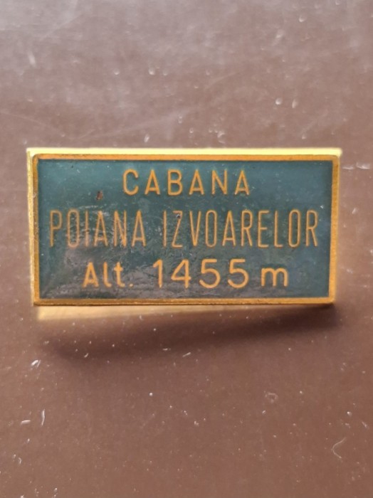 Insigna Cabana Izvoarelor Alt. 1455 m
