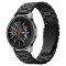 Curea Spigen Modern Fit pentru Samsung Galaxy Watch (46mm) / Gear S3 Classic / Frontier, Otel inoxidabil, Negru