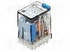 Releu electromagnetic, 24V DC, 20A, 3PDT, serie 55.33, FINDER - 55.33.9.024.0010