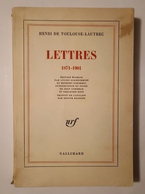 Henri de Toulouse-Lautrec - Lettres 1871-1901 foto