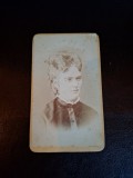 Fotografie tip CDV Portret Femeie - Engyel Samu