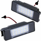 Lampi numar LED Citroen C2, C3, C4 Cactus, Picasso, C5, C6, C8, Evasion, Jumpy, Recambo
