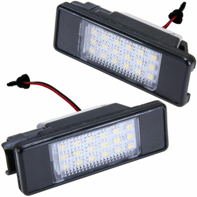 Lampi numar LED Citroen C2, C3, C4 Cactus, Picasso, C5, C6, C8, Evasion, Jumpy foto