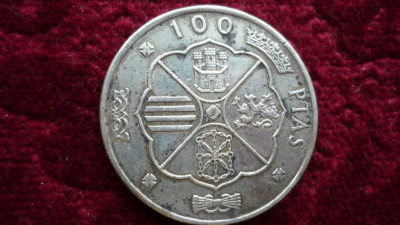 100 PTAS PESETAS 1966 ARGINT ***** foto