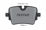 Set placute frana TEXTAR 2574201