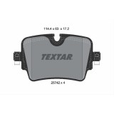 Set placute frana TEXTAR 2574201