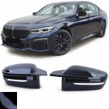 Capace oglinzi negru lucios pentru &icirc;nlocuire, potrivite pentru BMW Seria 7 G11 G12 din 19 Performance AutoTuning