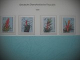 HOPCT TIMBRE MNH 1225 PLANTE ORNAMENTALE CU FLORI -4 VAL-1988-GERMANIA DDR/RDG, Nestampilat