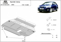 Scut motor metalic Hyundai Verna 2005-2010 foto