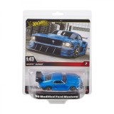 HOT WHEELS PREMIUM REAL RIDERS MASINUTA METALICA MODIFIED FORD MUSTANG 69 SCARA 1:43 SuperHeroes ToysZone