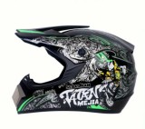Casca moto off road/atv/enduro + ochelari negrii heliomati, marime S, produse noi