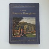E. Hardt, Deutsche Hausg&auml;rten / Istoria si amenajarea gradinilor, Wiesbaden, 1913 / Arhitectura Peisagistica Rara, exlibris Arh. Rudolf Kocsy Temesvar