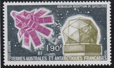 Taaf 1979 - Colonii franceze , Spatiu , satelit , o valoare dantelata , MNH ,Mi.52 foto