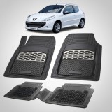 Cumpara ieftin Covorase Cauciuc tip Tavita Compatibile Peugeot 206+ Hatchback 3 usi, Silver