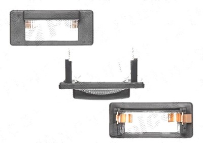 Lampa numar Volkswagen Lt 2 05.1996-12.2005; Volvo 240/244/260 (P2) 1975-1980; 240 (P2), 1981-1993, spate, Stanga = Dreapta, C5W, DEPO foto