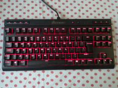 Tastatura Gaming Corsair K63 Red LED Cherry MX Red Mecanica. foto