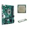 Placa de Baza Second Hand Asus PRIME H310M-DASH, Socket 1151v2, mATX + Procesor Intel Pentium G5420 3.80GHz + SSD NVME M.2 256GB NewTechnology Media