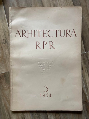 Revista Arhitectura RPR nr.3/1954 foto