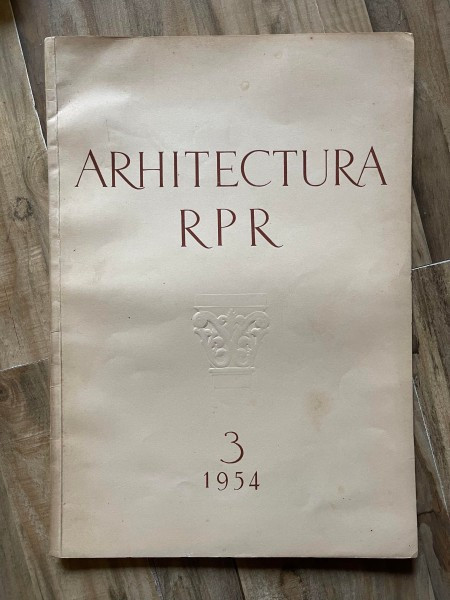 Revista Arhitectura RPR nr.3/1954