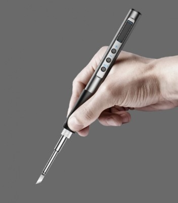 Letcon portabil profesional cu varfuri T12 si port USB C foto