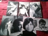 7 Ilustrate = CP - Mari artisti de Film : Franta , Ungaria , anii '70 - Ed. Casa Filmului ACIN