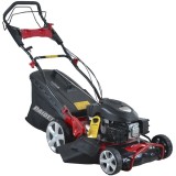Raider RD-GLM12 - Masina de tuns iarba pe benzina Raider - 5 CP 56 cm 3000 m2 autopropulsie sistem maruntire iarba evacuare laterala