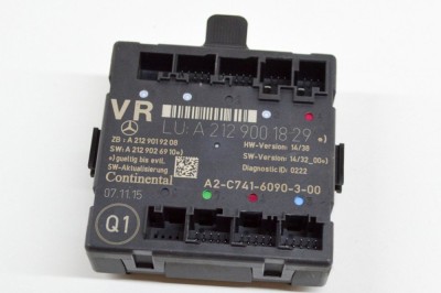 Modul de control ușă dreapta față MERCEDES-BENZ E W212 2016 OEM: A2129019208,A2129026910,A2129001829,A2-C741-6090-3-00 | 15086659 foto