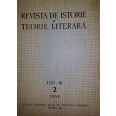 REVISTA DE ISTORIE SI TEORIE LITERARA, 1969, TOM. 18, NR. 2
