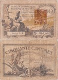 1925, 50 centimes (Pirot:36-21) - Franța (Pas-de-Calais)!