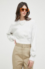 Abercrombie &amp; Fitch bluza femei, culoarea gri, melanj