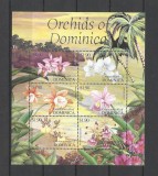 DOMINICA 2004 FLORI ORHIDEE, Nestampilat