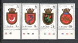 Gibraltar.1985 Steme de corabii SG.13, Nestampilat