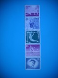HOPCT TIMBRE SUEDIA MNH 1109 SPORT FEMININ-STREIF -5 VAL 1972-NESTAMPILAT