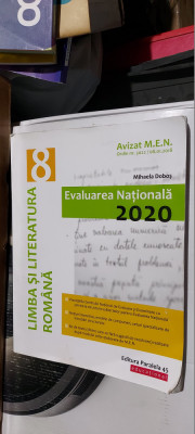 LIMBA SI LITERATURA ROMANA CLASA A VIII A EVALUAREA NATIONALA MIHAELA DOBOS foto