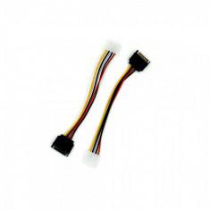 Cablu molex alimentare serial ATA 0,15m IDE-SATA