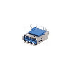 Conector USB A, pentru PCB, AMPHENOL - GSB311131HR