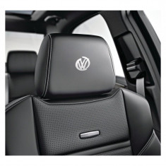 Sticker tetiera piele VW logo foto