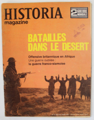 HISTORIA MAGAZINE , SUBJET : BATAILLES DANS LE DESERT , 1967 foto
