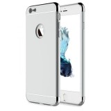 Husa iPhone 7 Forcell 3 in 1 Silicon Argintiu Smart Carcasa Protectie