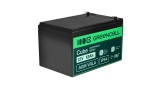 Baterie fără &icirc;ntreținere Greencell AGM VRLA 12V 12Ah pentru case de marcat, jucării, camere (152x99x100mm)