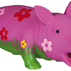 Jucarie Porc cu Floare 20 cm cu Sunet Original 35185