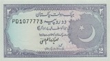 PAKISTAN █ bancnota █ 2 Rupees █ 1985-99 █ P-37 █ semnatura 11 █ UNC necirculata