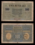 Bancnota Romania 100 Lei 1917 BGR, Bancnote Romanesti Vechi