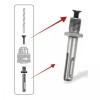 Adaptor SDS plus 1/2&amp;quot; 20 UNF pentru mandrina Dedra