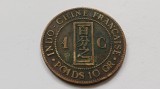 Indochina Franceza- 1 Cent 1885