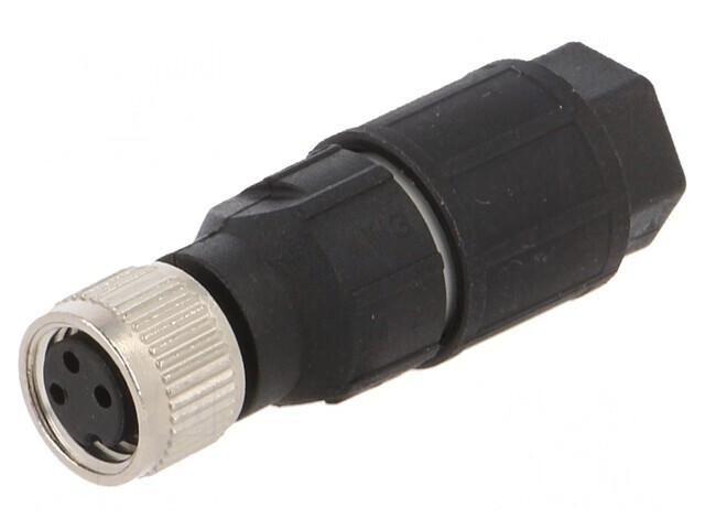 Conector M8 Mamă 3PIN Drept pe Cablu 4A