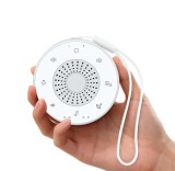 Boxa Portabila cu Sunete Albe pentru Bebelusi CerCip WN02, Baterie 30 ore, Lumina RGB 5 culori, Re&icirc;ncărcabila, 30 sunete, Temporizator, Culoare alb
