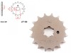 Pinion Transmisie Fata JT Sprockets 428/16T JTF550 Moto