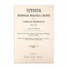 Constantin Erbiceanu, Istoria Mitropoliei Moldaviei și Sucevei, 1888